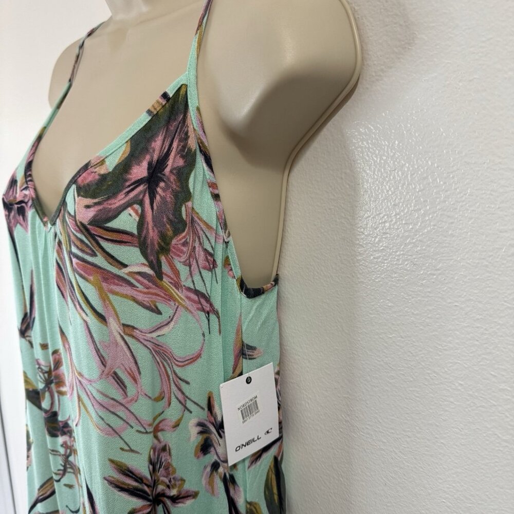 O'Neill Tropical Maxi Dress - Aqua and Lavender - Picture 6 of 12